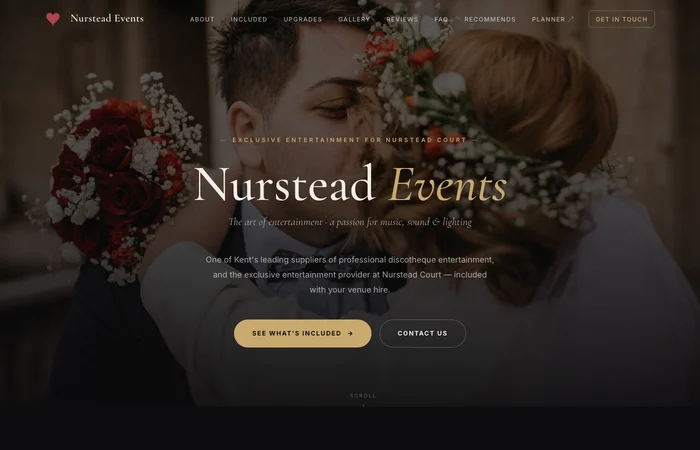 Nurstead Events — live ownsite.co.uk client