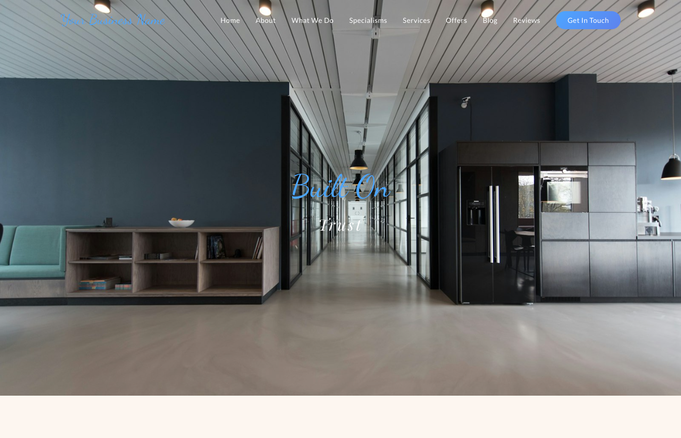 Small business template demo