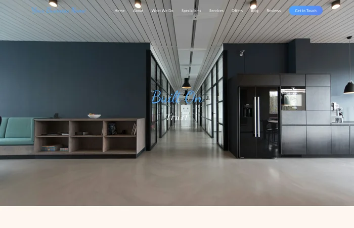 Small business template demo